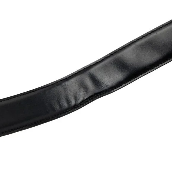 Gucci G Buckle Belt Size 65 and 26 Black Leather - Picture 7 of 8